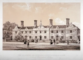 De goud- en juwelierspensioeninstelling, Holcroft Road, Hackney, Londen, 1853
