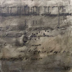 Abstract vervaagd handschrift