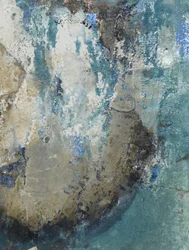 Blauwgrijze patina