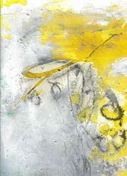 Opvallend geel grunge