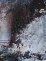 Donker, gestructureerd, abstract