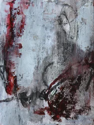 Dynamisch rood abstract
