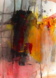 Vurige abstracte stroming