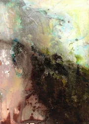 Stemmige abstracte stroming