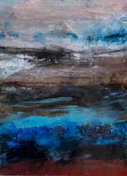 Stemmig abstract landschap