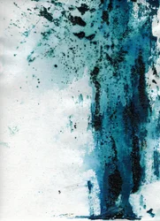 Mysterieus blauw abstract