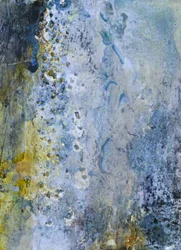 Serene Blue Gold Patina