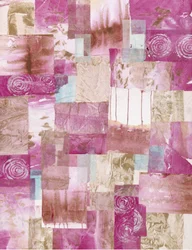 Roze collage met textuur