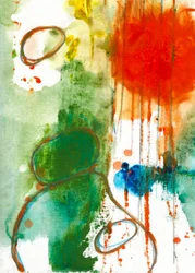 Levendige abstracte stroming
