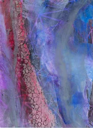 Levendig blauw-magenta-patroon
