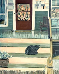 Afternoon Porch, 2023 (acryl op doek)