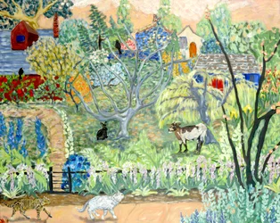 Droomhuis, 2019 acryl op doek