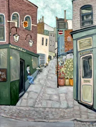 Haunted Pub Hampstead, 2018 (acryl op doek)