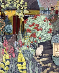 Buurttuin, 2018 (acryl op doek)