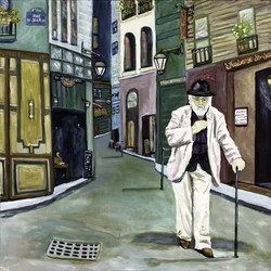 Parisien, 2018 (acryl op doek)