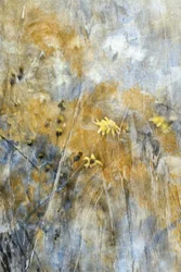 Abstracte weidebloemen