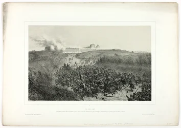 30 april 1849, uit Souvenirs d’Italie: Expédition de Rome