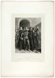 Toewijding van de Katholieke Geestelijkheid in Rome, 30 april 1849, uit Souvenirs d’Italie: Expédition de Rome