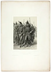 Klaar om te vertrekken naar de Eeuwige Stad, uit Souvenirs d’Italie: Expédition de Rome