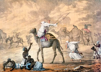 Een Zandstorm in de Woestijn, 1821