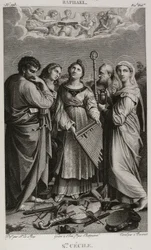 Denis-Sébastien Leroy, Chataigner en Bovinet - Heilige Cecilia, naar Rafaël - 1802-1815