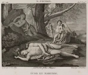Denis-Sébastien Leroy, Chataigner en Dambrun - Echo en Narcis, naar Nicolas Poussin - 1802-1815