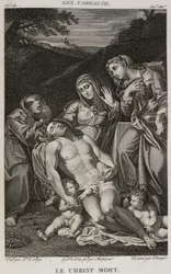 Denis-Sébastien Leroy, Chataigner en Dennel - De dode Christus, naar Annibale Carracci - 1802-1815