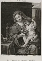 Denis-Sébastien Leroy, Chataigner en Henriquez - De Maagd en het Kind Jezus, naar Pierre Mignard - 1802-1815
