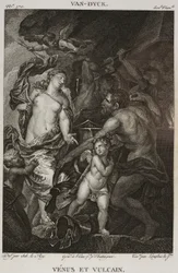 Denis-Sébastien Leroy, Chataigner en Langlois le jeune - Venus en Vulcanus, naar Antoine van Dyck - 1802-1815