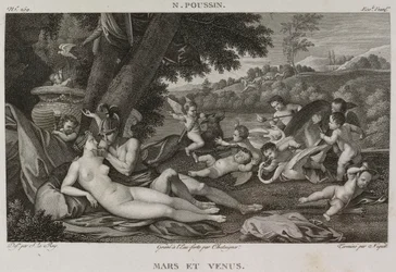 Denis-Sébastien Leroy, Chataigner en Niquet - Mars en Venus, naar Nicolas Poussin - 1802-1815