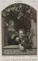 Denis-Sébastien Leroy, Lerouge en De Launay - De zeepbellenmaker, naar Frans van Mieris de Oude - 1802-1815
