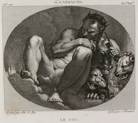 Denis-Sébastien Leroy et Boutrois - Vuur, naar Annibale Carrache - 1802-1815
