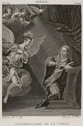 Denis-Sébastien Leroy et Le Villain - De Annunciatie van de Maagd, naar Francesco Albani - 1802-1815