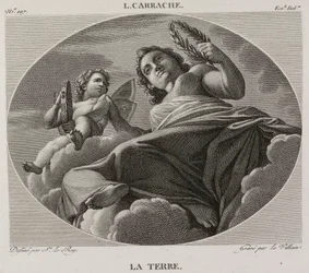 Denis-Sébastien Leroy et Le Villain - De aarde, naar Ludovico Carracci - 1802-1815