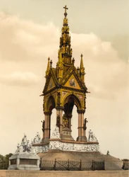Albert Memorial, Londen, ca. 1890-1900