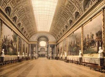 Galerij der Slagen, Versailles, ca. 1890-1900 (fotochrom)