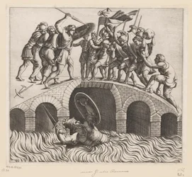 Horatius Cocles in de Tiber