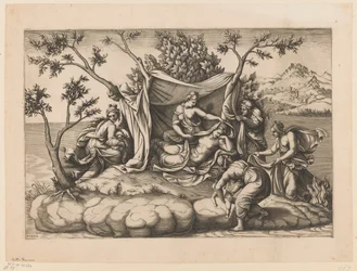 Leto na de geboorte van Apollo en Diana