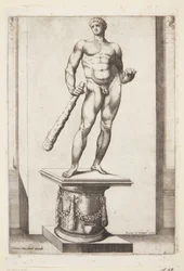 Hercules met de gouden appels van de Hesperiden