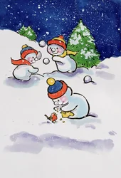 Kleine Sneeuwmannen Sneeuwballen, 1996
