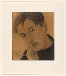Zelfportret (met hand)