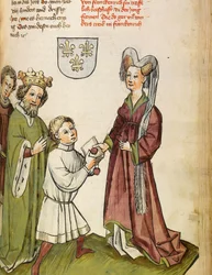 Honderdjarige Oorlog (1337-1453): Sigismund I van het Heilige Roomse Rijk ontmoet Jeanne d