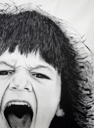 Ernesto 1 (serie Kids), 2008 (acryl op papier)