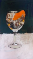 Gin Tonic con Rothko, 2018 (acrylverf op geprinte foto)
