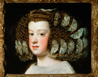 Infanta Maria Teresa, later koningin van Frankrijk (olieverf op doek)