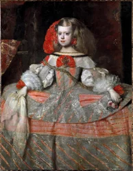 Portret van infante Margarita Teresa van Oostenrijk