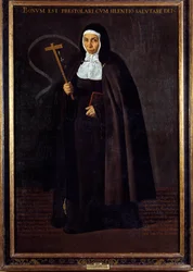 Portret van moeder Jeronima de la Fuente