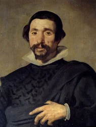 Portret van de nar Pablo van Valladolid. Detail