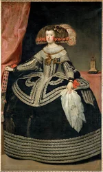 Koningin Maria Anna van Oostenrijk, echtgenote van koning Filips IV van Spanje, dochter van keizer Ferdinand III ...