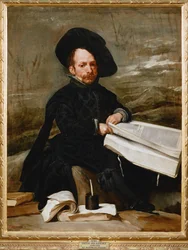 De hofnar (schilderij op doek)